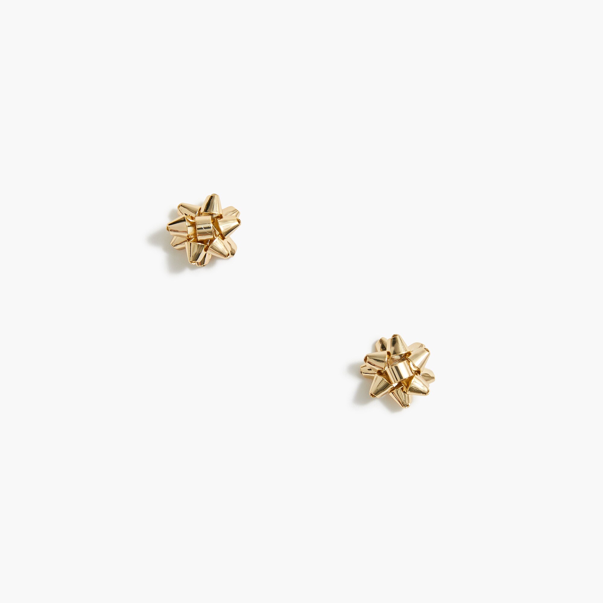 Gift bow stud earrings