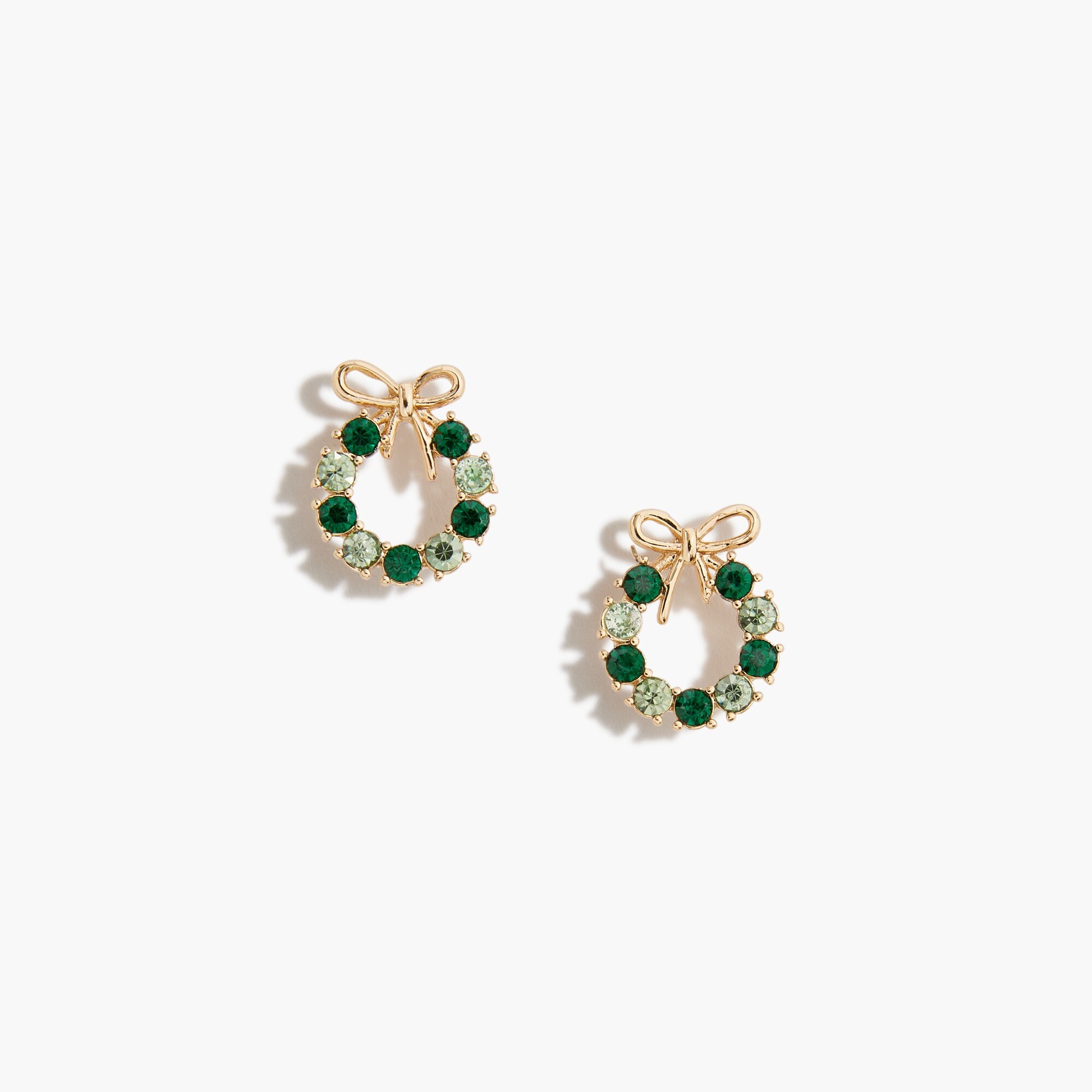 Wreath stud earrings
