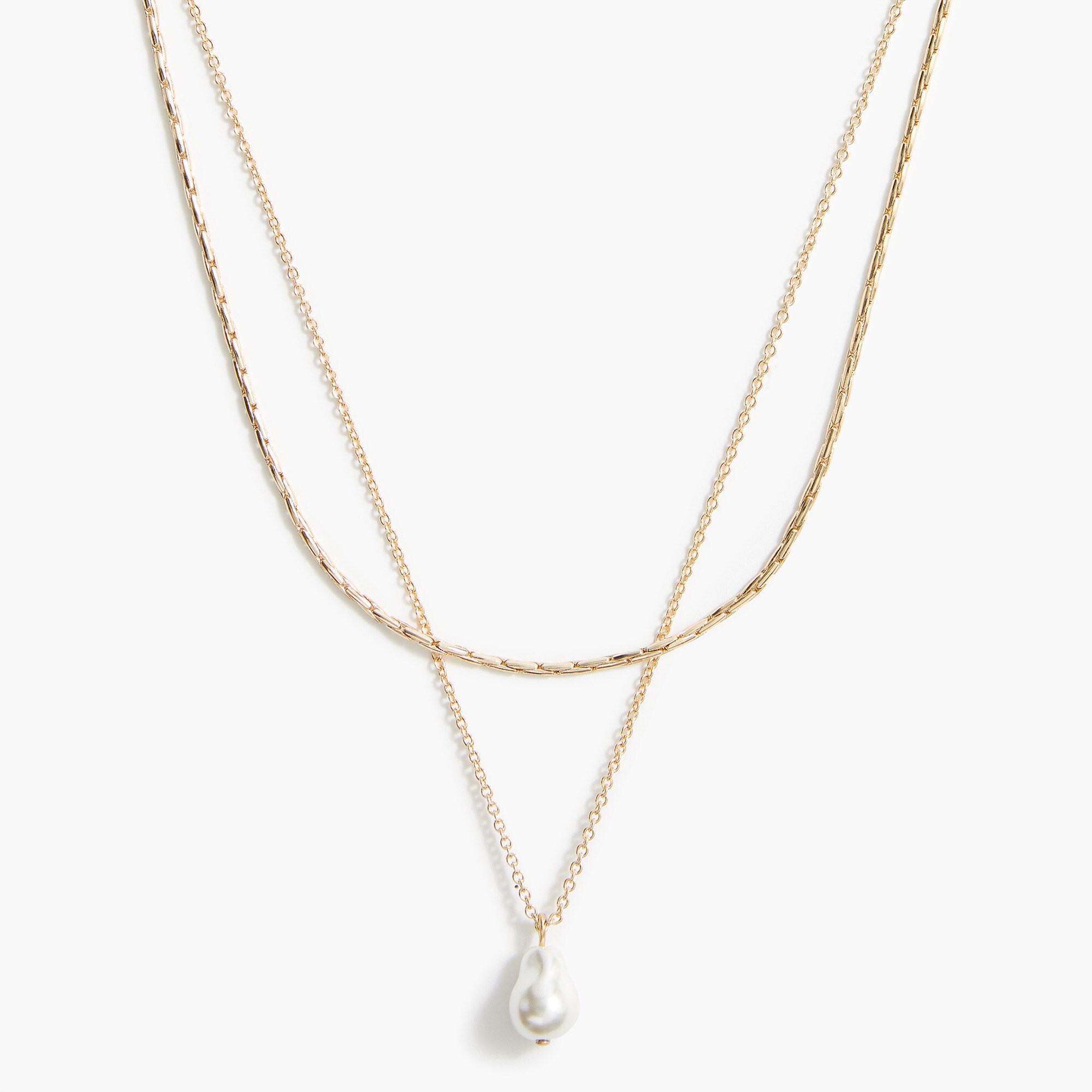 Pearl layering necklace