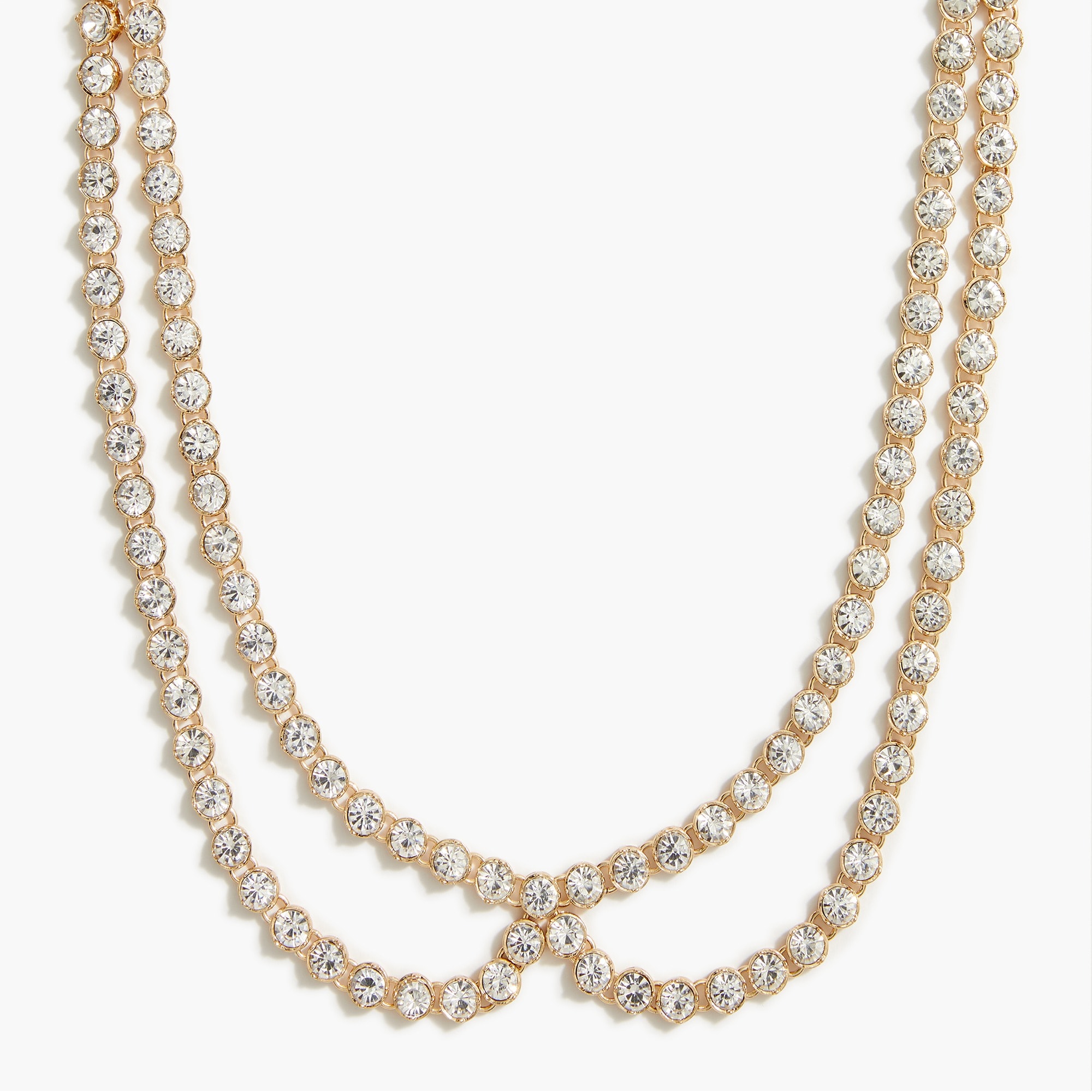 Crystal collar statement necklace