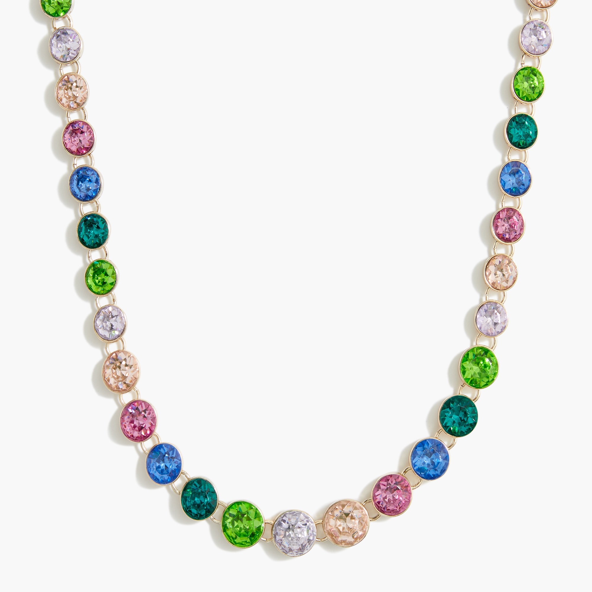 Crystal statement necklace