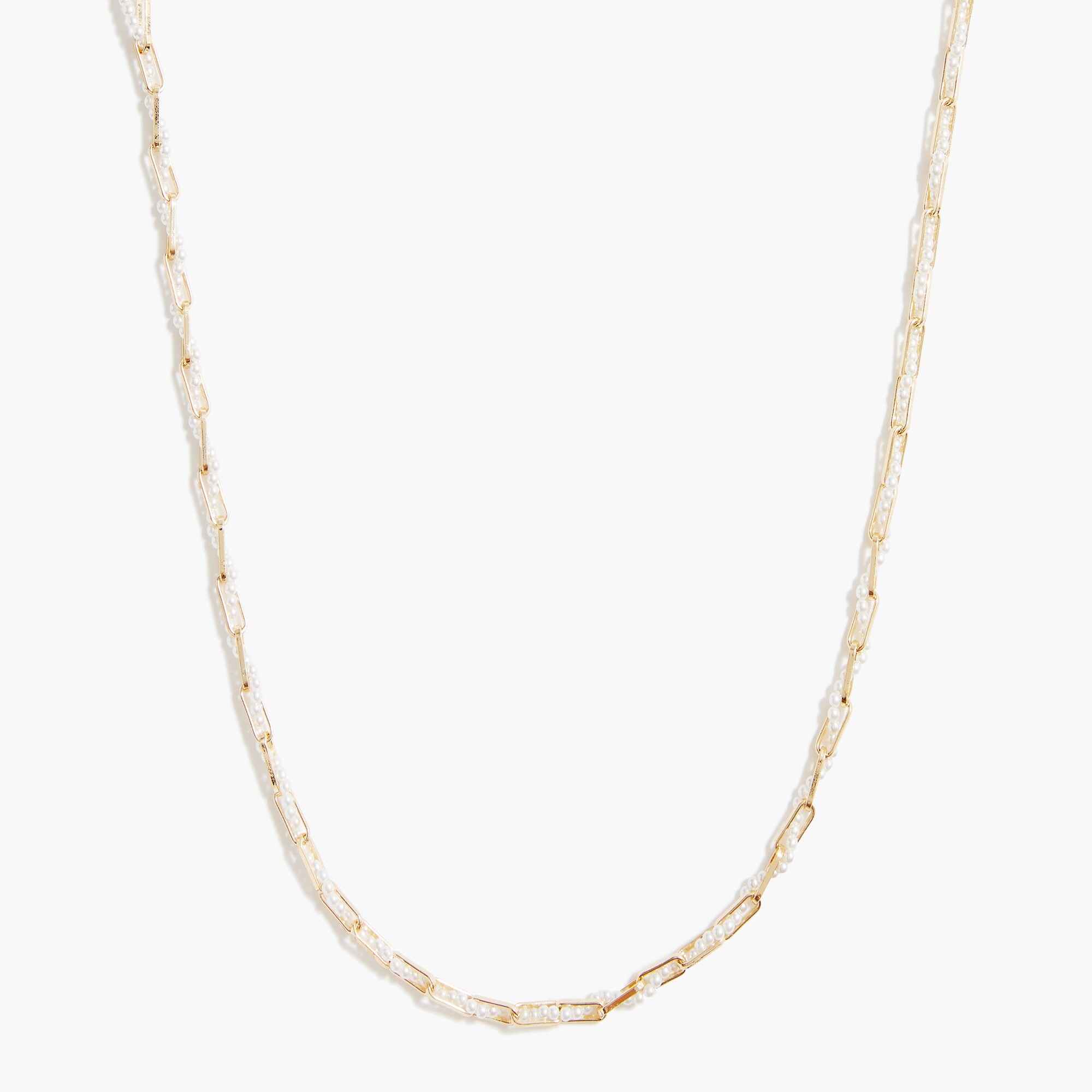 Gold and pearl necklace