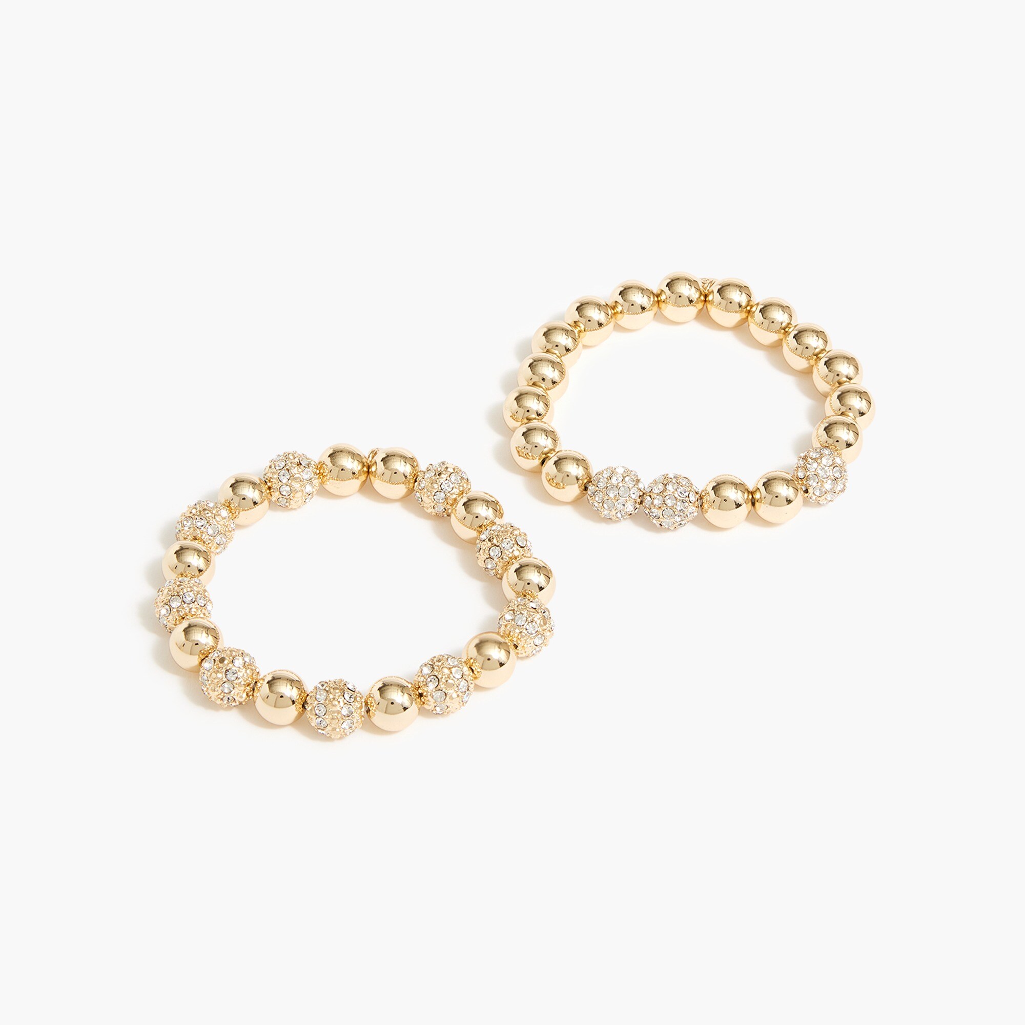 pav&eacute; bracelets set for women