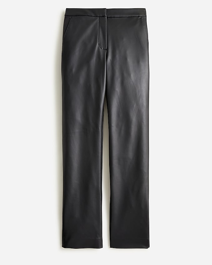 J.Crew: Kate Straight-leg Pant In Faux Leather For Women