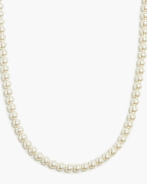 womens Pearl strand necklace