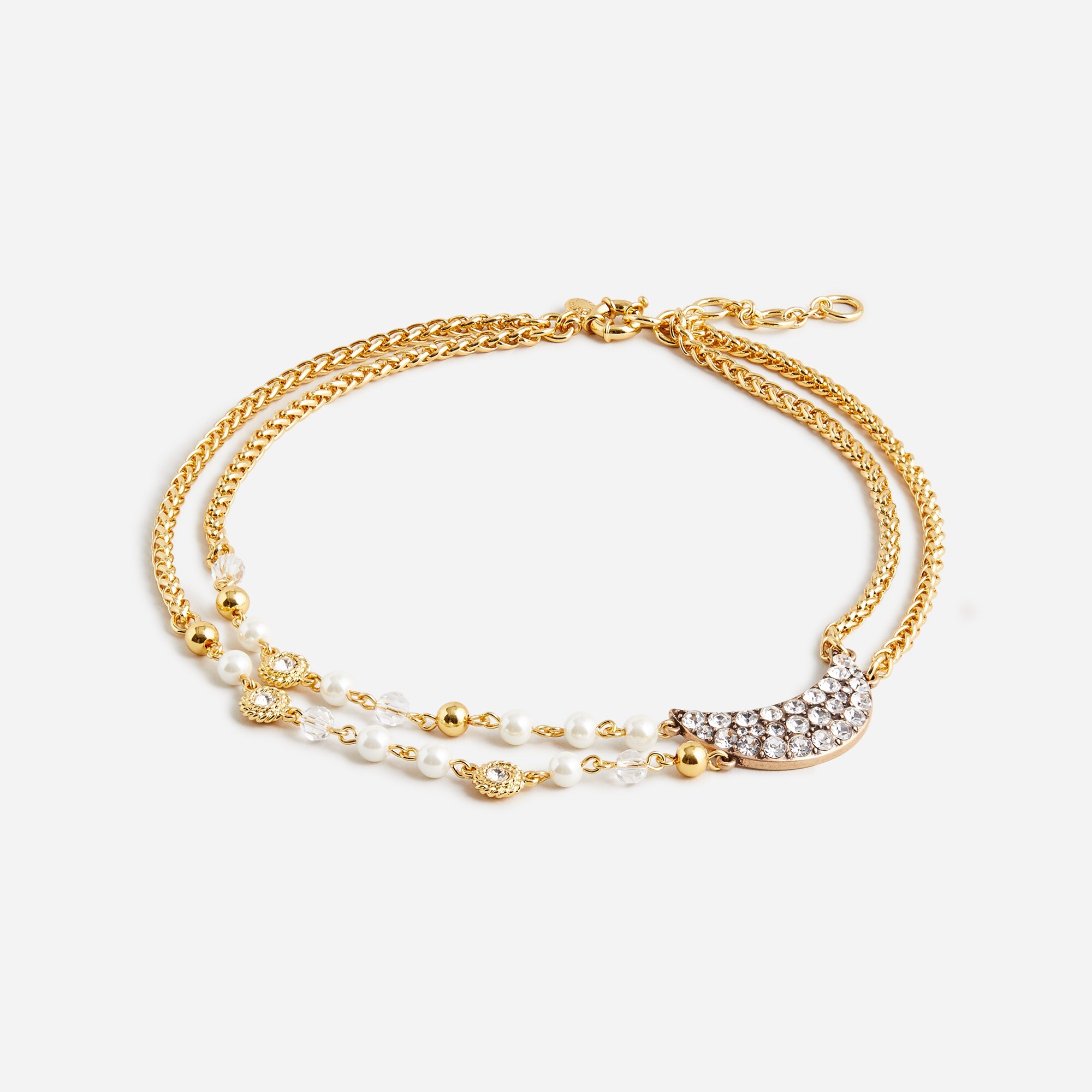 Celestial pearl necklace