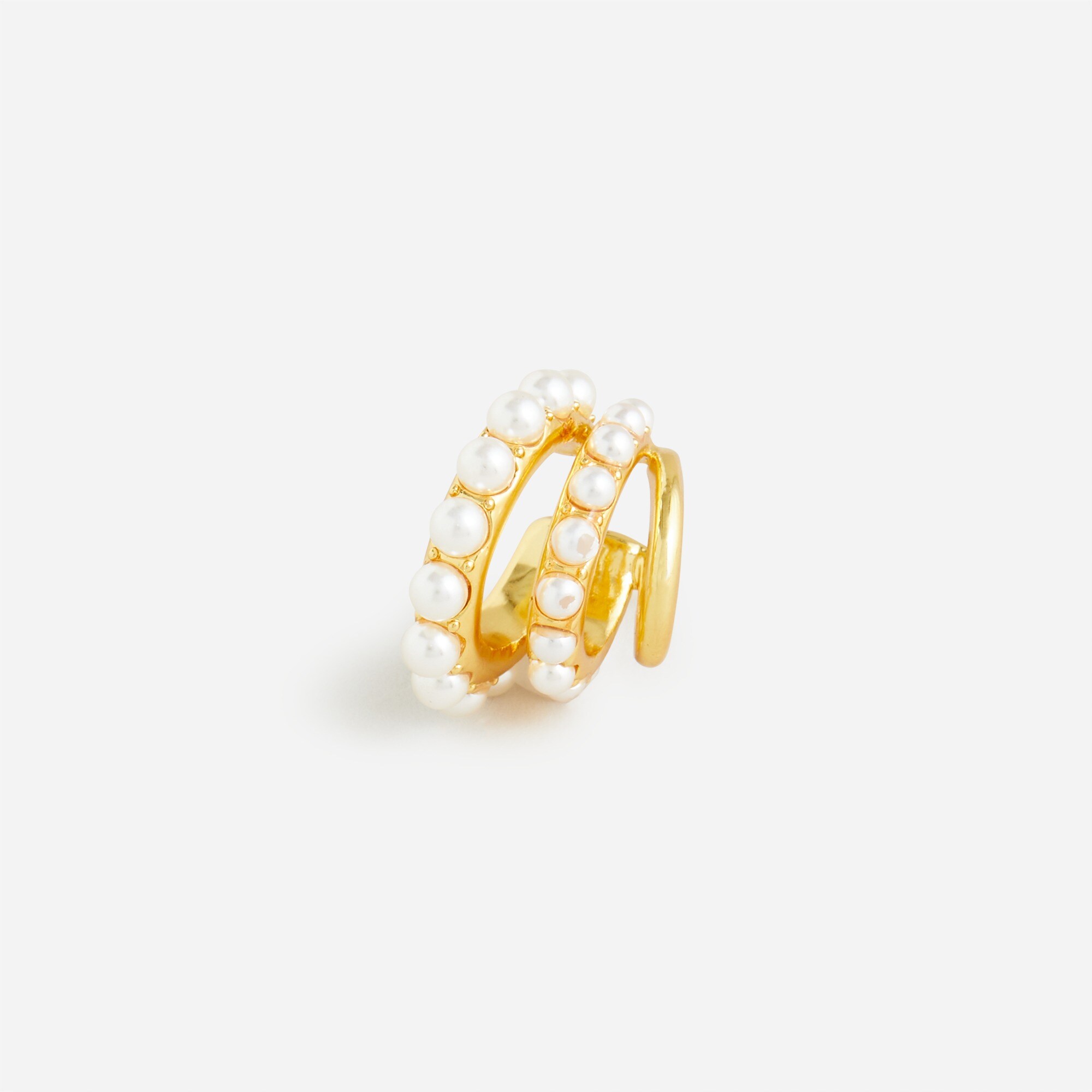 ピアス LAZY DAWN pearl layered ear cuff Amazon.com: Oosofi Pearl Layered Ear Cuff Earring for women