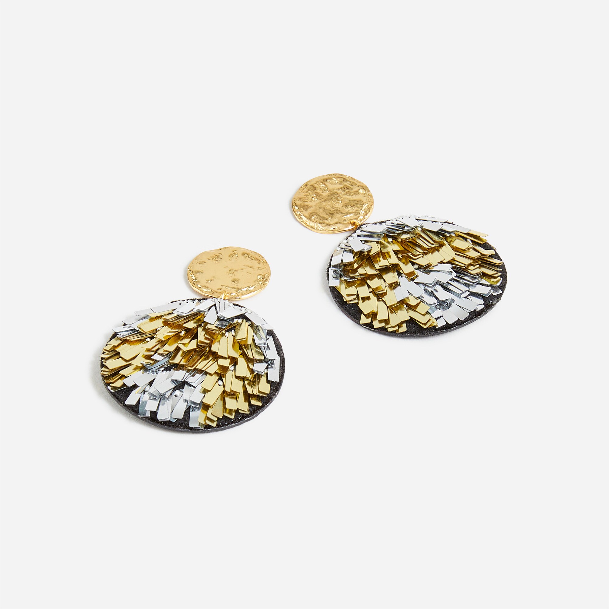 Sequin drop earrings