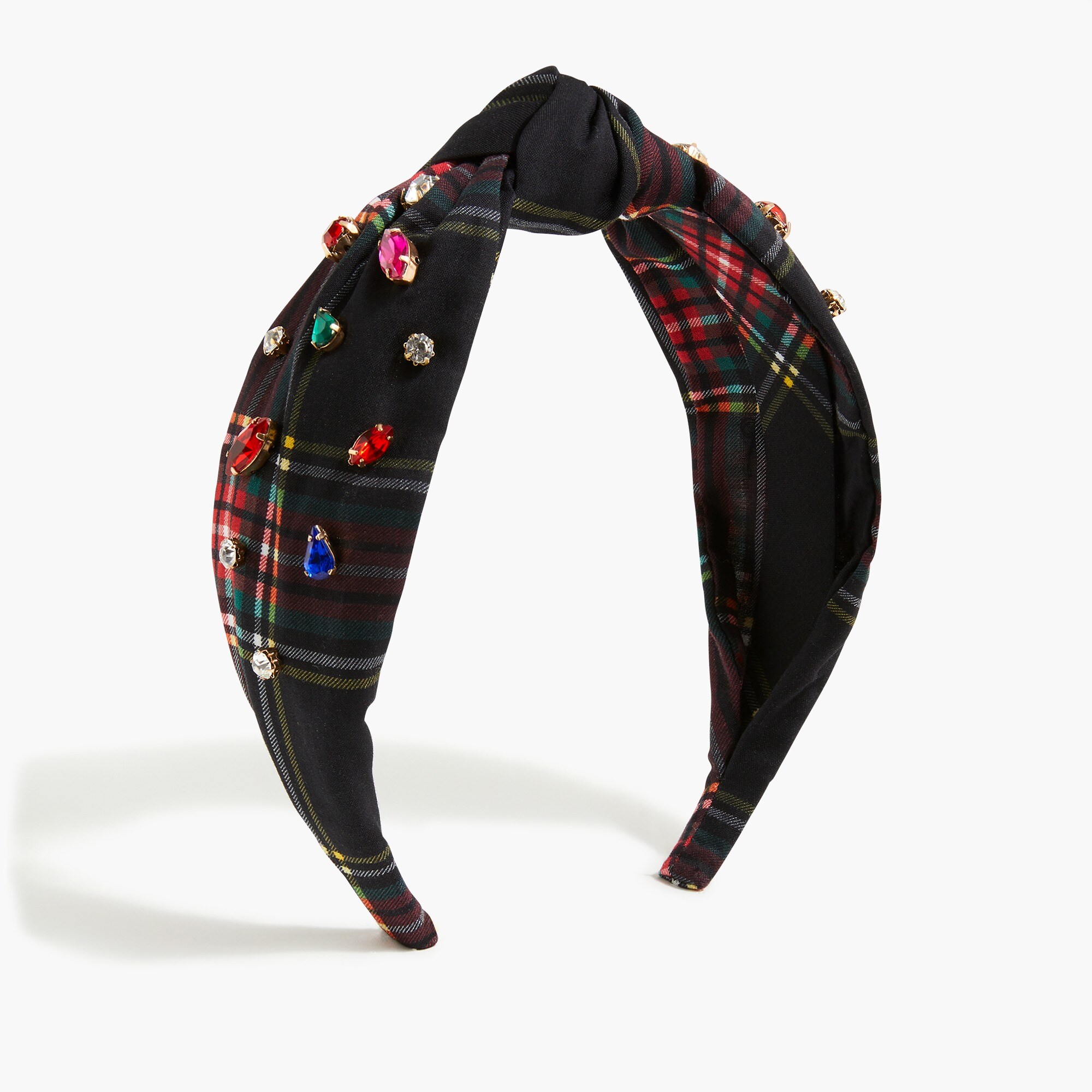 Tartan knotted headband