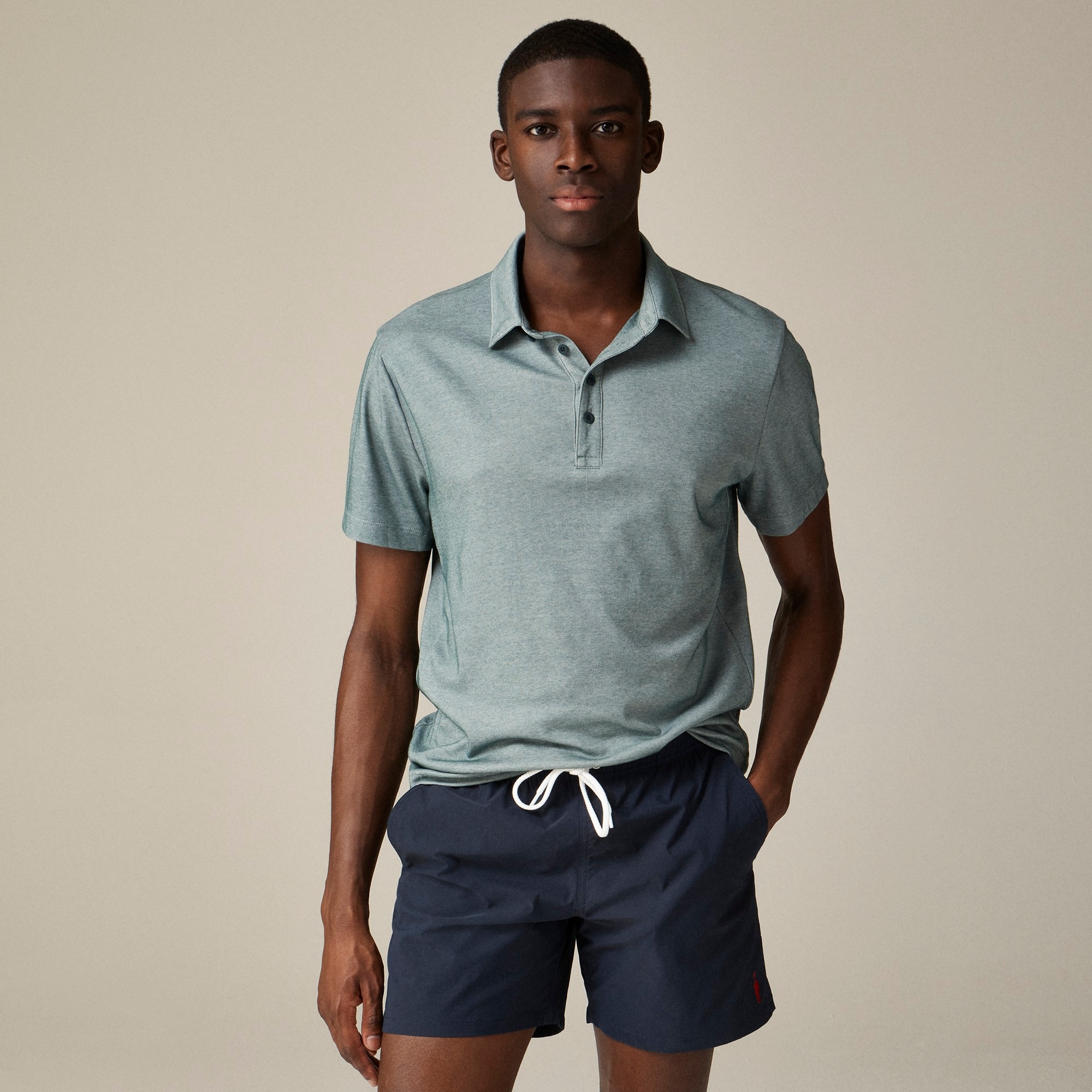  Performance polo shirt with COOLMAX&reg; technology
