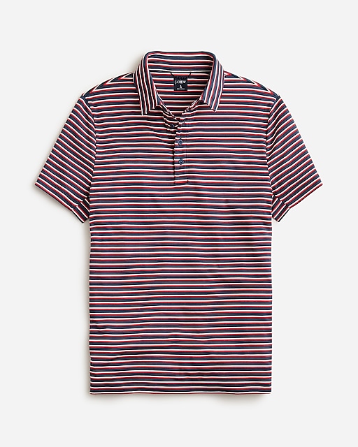  Tall performance polo shirt with COOLMAX&reg; in stripe