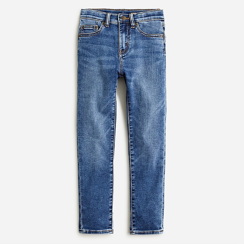 j.crew: boys&apos; stretch jean in thames wash for boys, right side, view zoomed