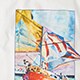 Willard Bond X J.Crew made-in-the-USA graphic T-shirt WHITE BOND FLYING GRAPH j.crew: willard bond x j.crew made-in-the-usa graphic t-shirt for men