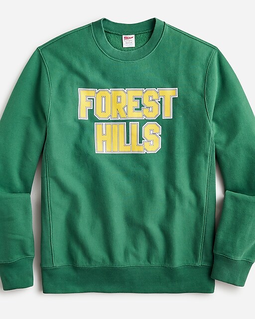  Heritage 14 oz. fleece Forest Hills graphic sweatshirt