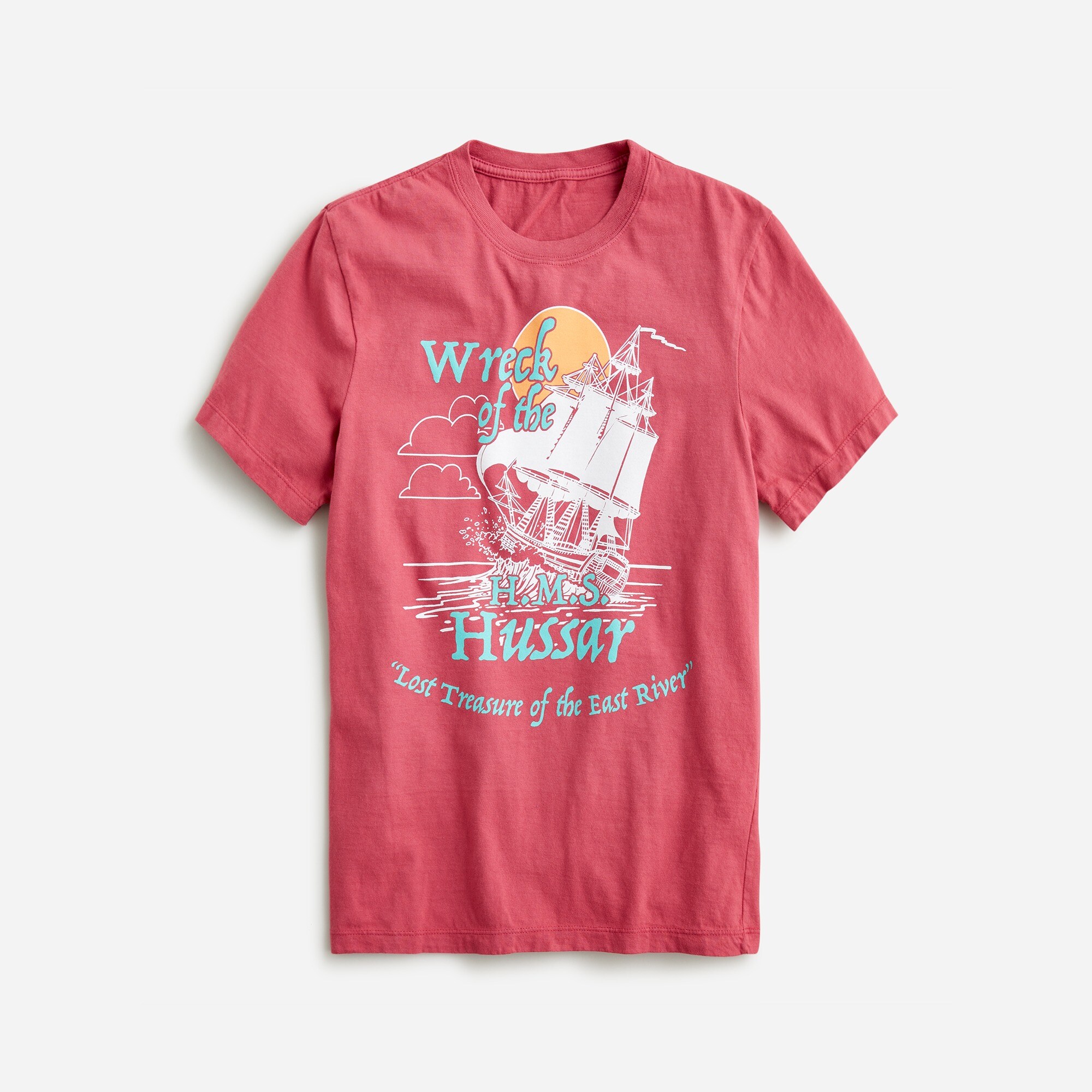  Made-in-the-USA Wreck of the Hussar graphic T-shirt