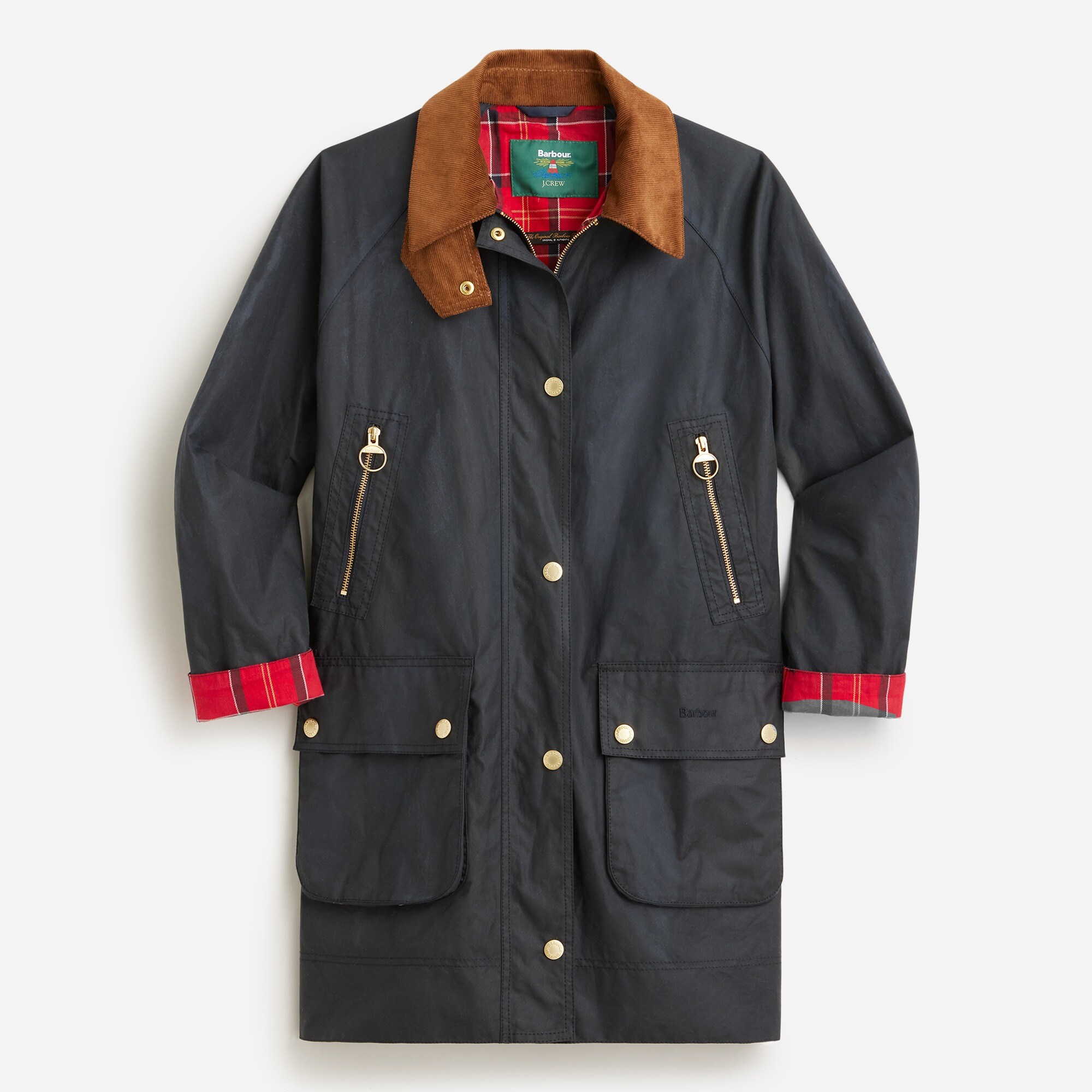 Limited-edition Barbour® X J.Crew Agnetha wax jacket