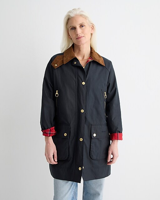 womens Limited-edition Barbour&reg; X J.Crew Agnetha wax jacket
