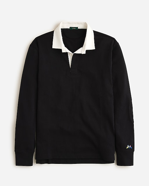 mens Rugby shirt in solid