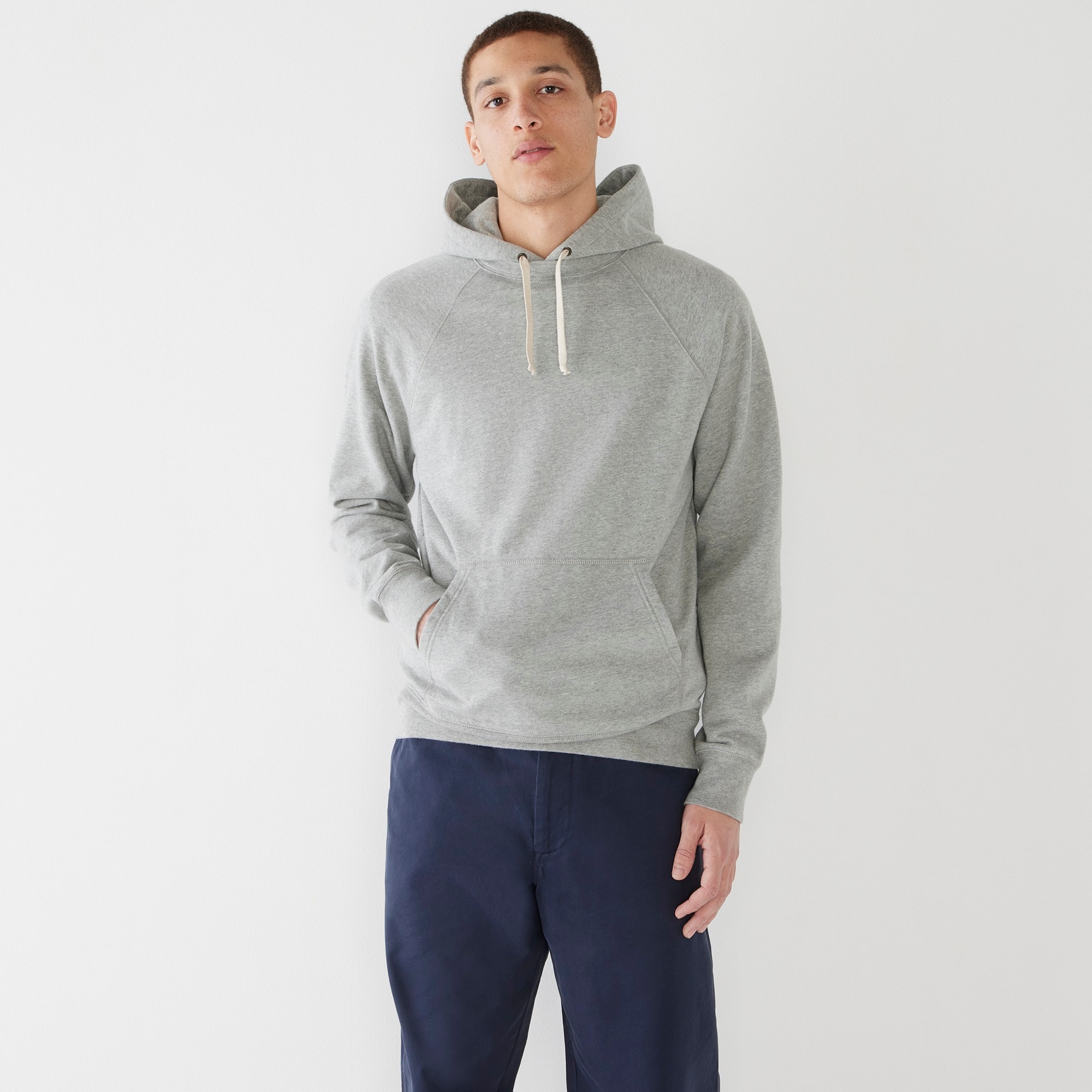 mens Tall lightweight french terry hoodie