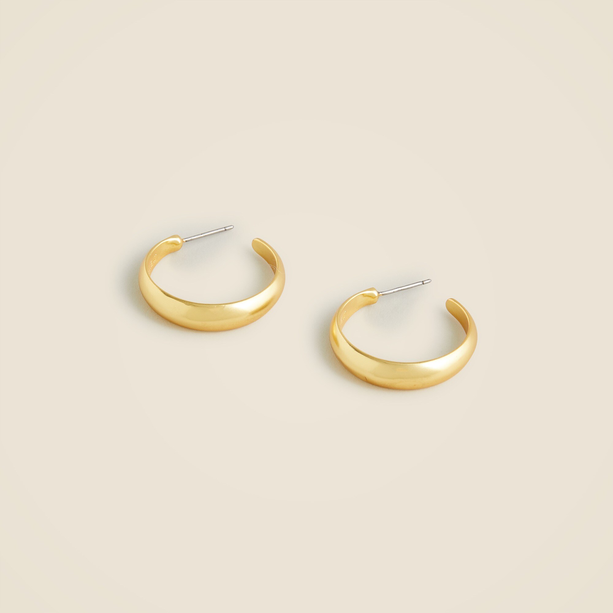 J.Crew Dainty Gold plated Hoop Earrings For Women