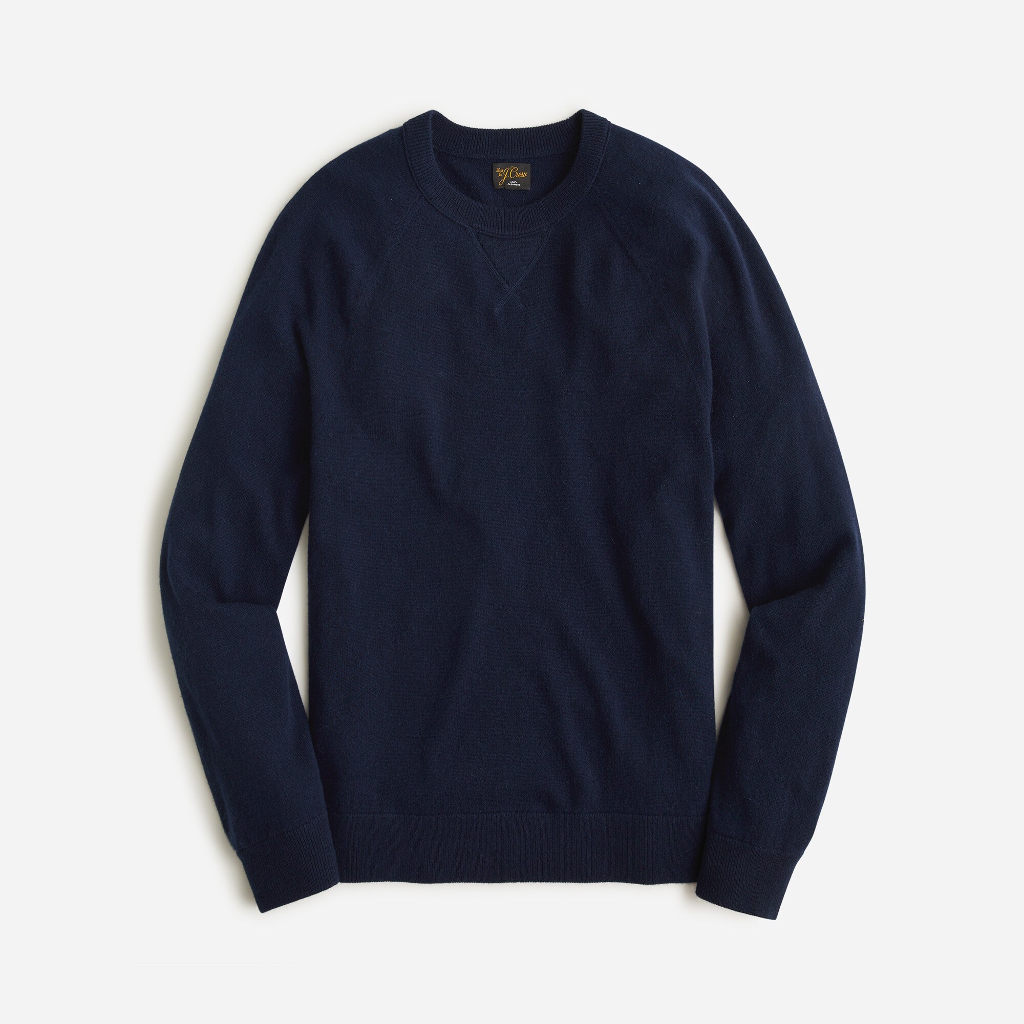 mens Cashmere raglan-sleeve crewneck sweatshirt