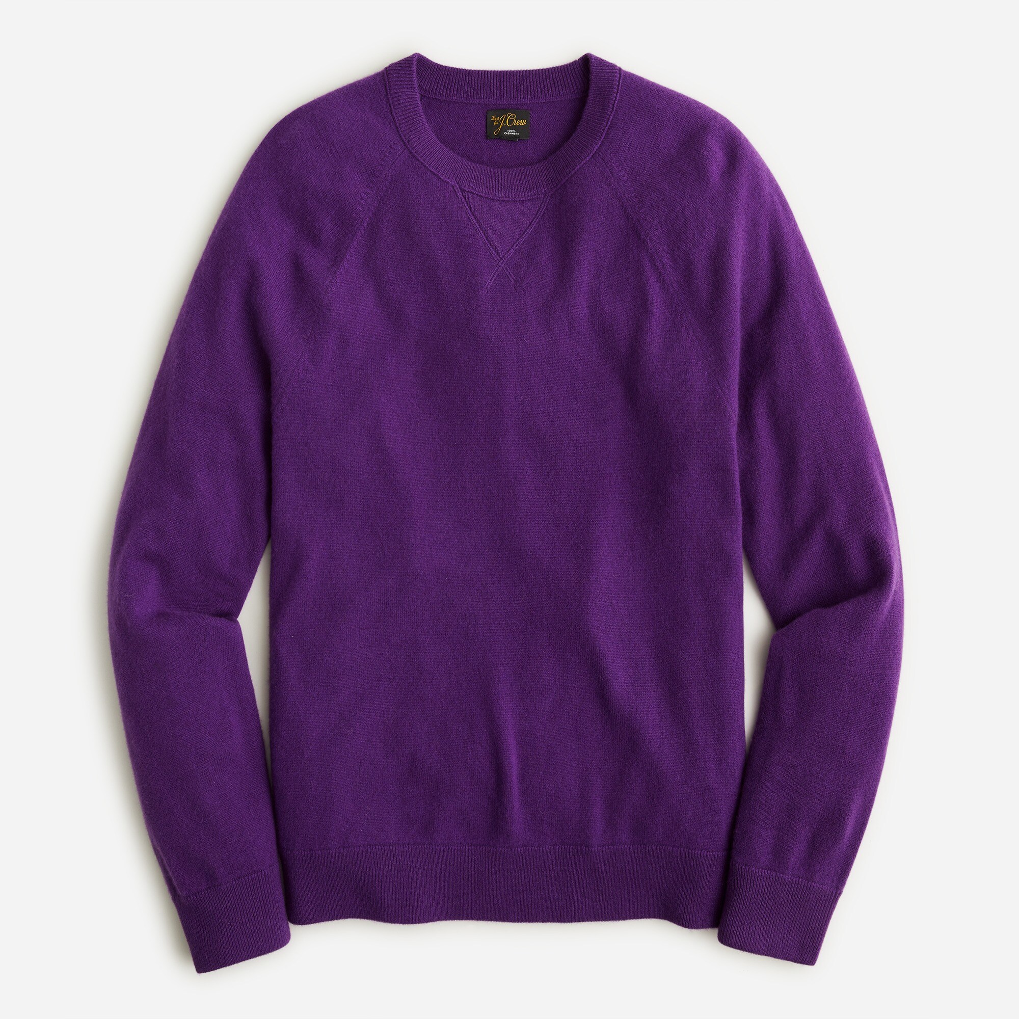 mens Cashmere raglan-sleeve crewneck sweatshirt
