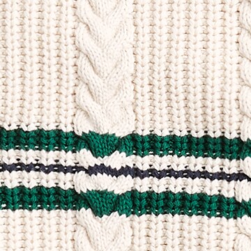 IVORY NAVY PINE STRIPE