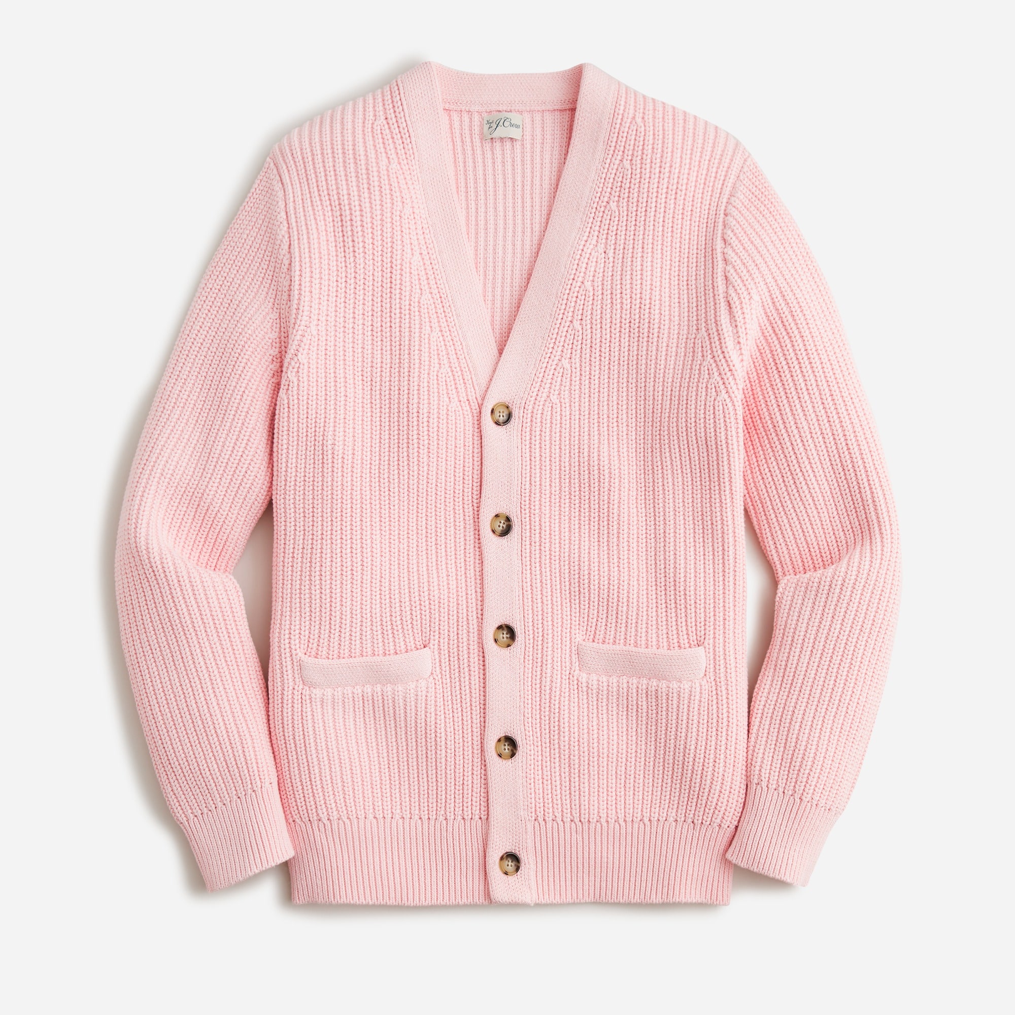 J.Crew Heritage Cotton Shaker stitch Cardigan Sweater For Men