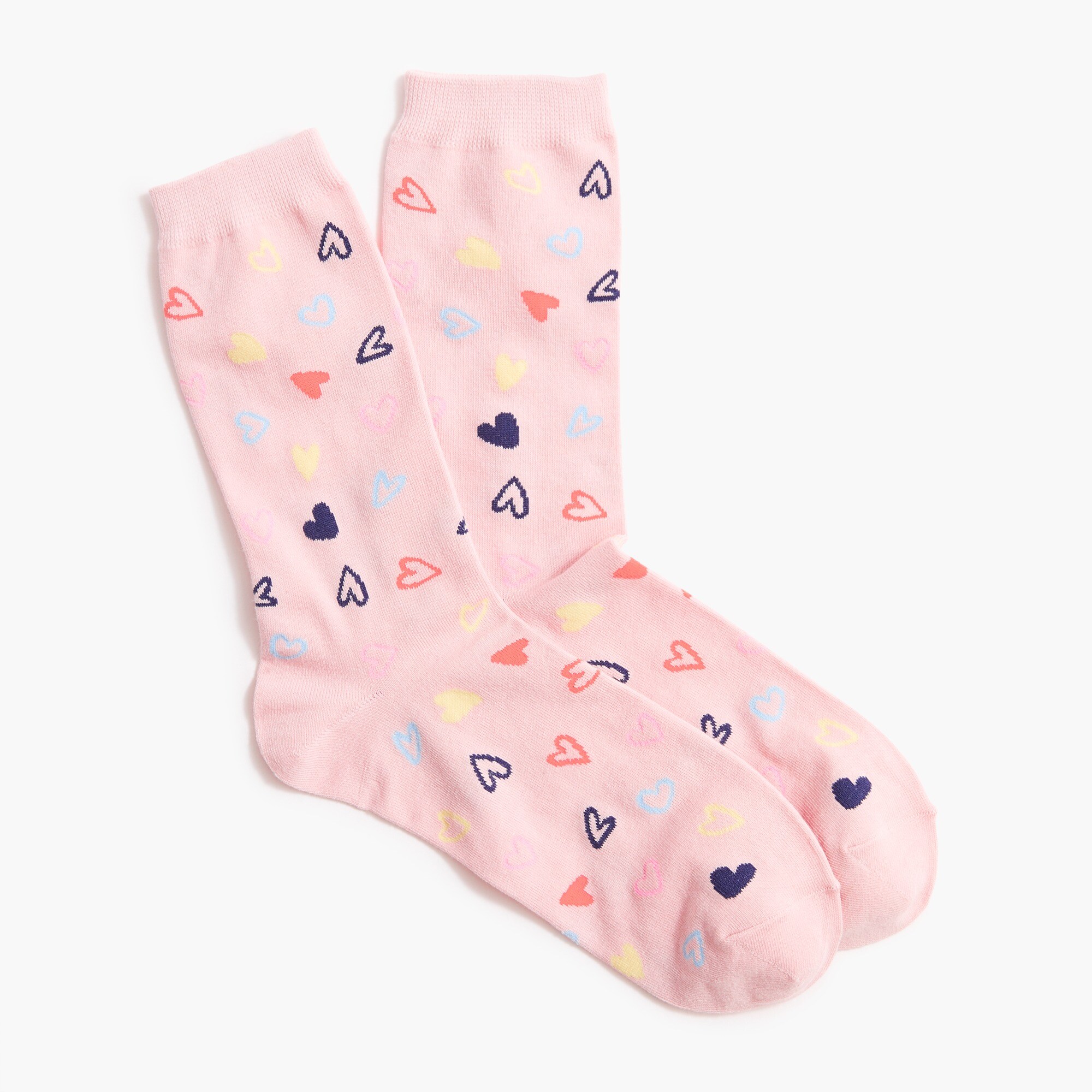 Heart trouser socks
