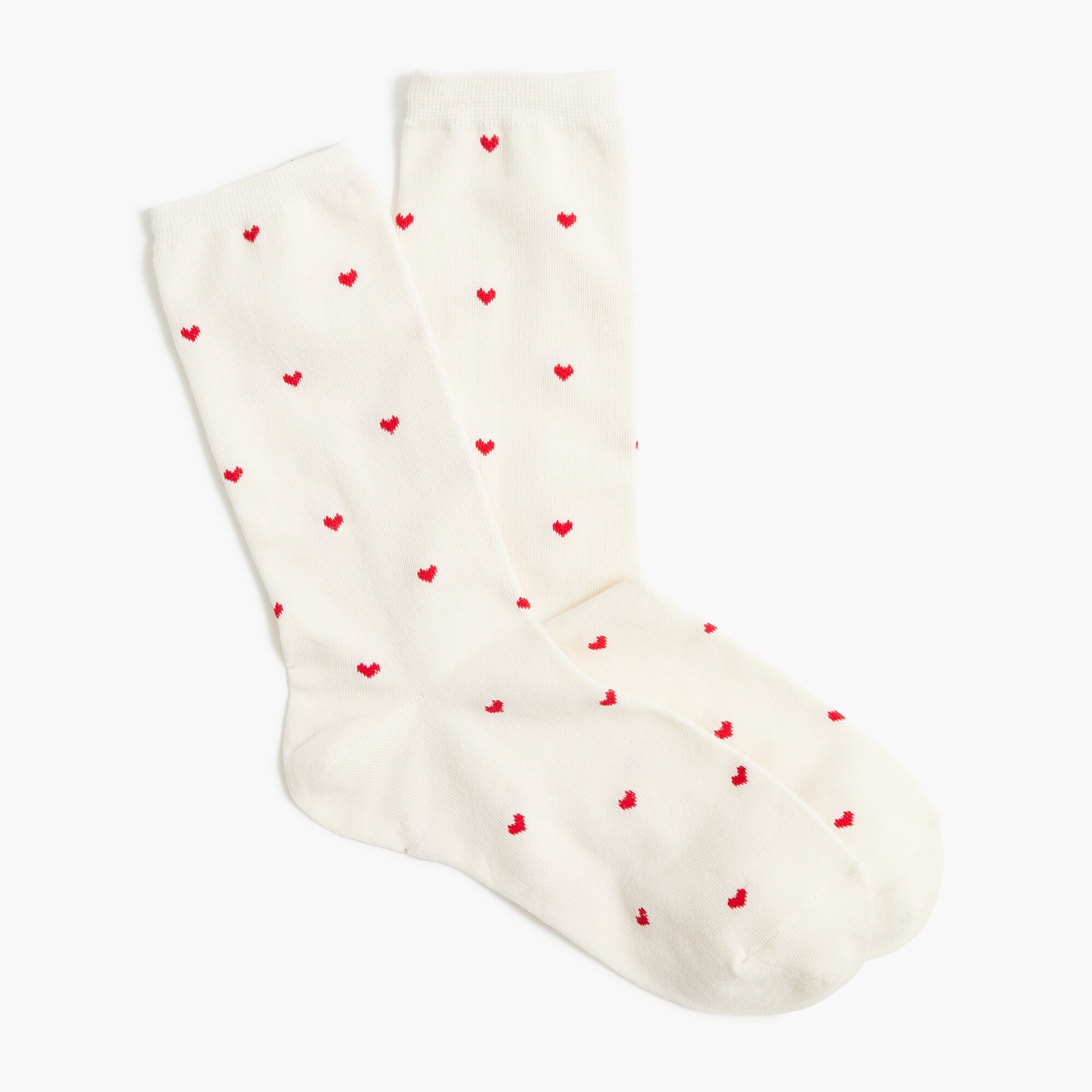 Tiny hearts trouser socks