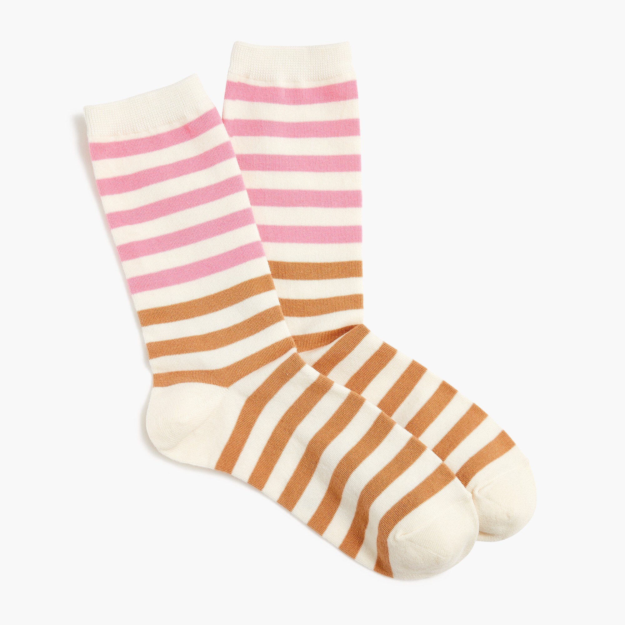 Striped trouser socks
