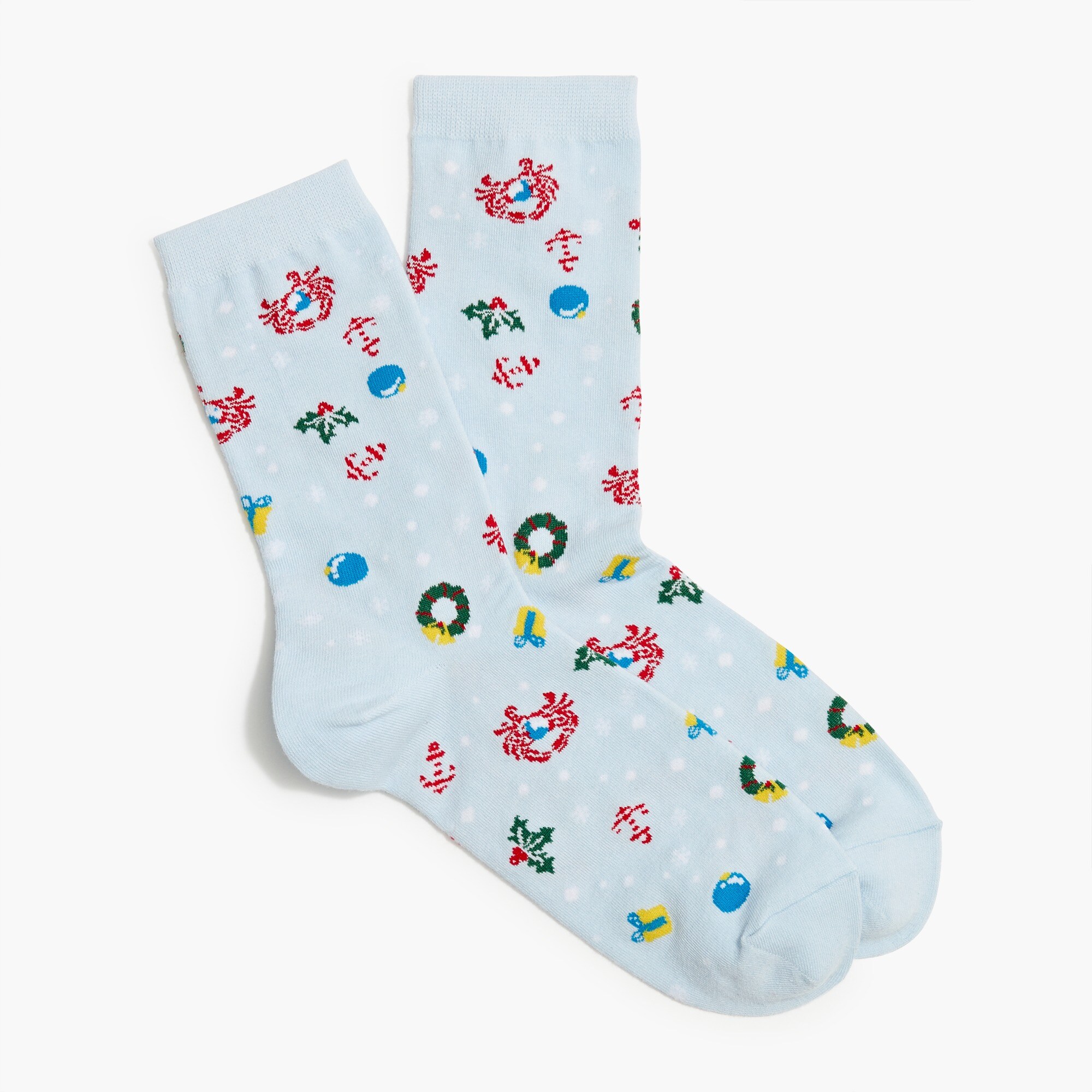 Holiday crab trouser socks