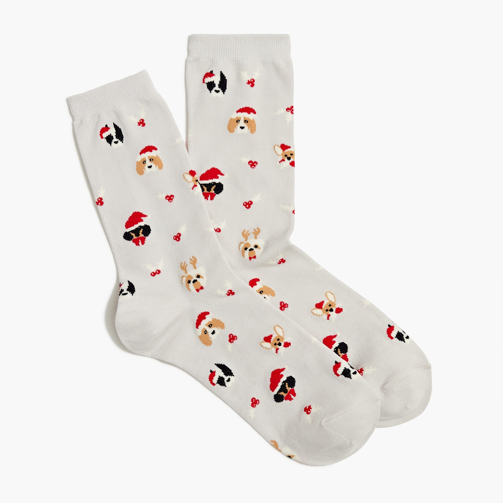 Santa dog trouser socks