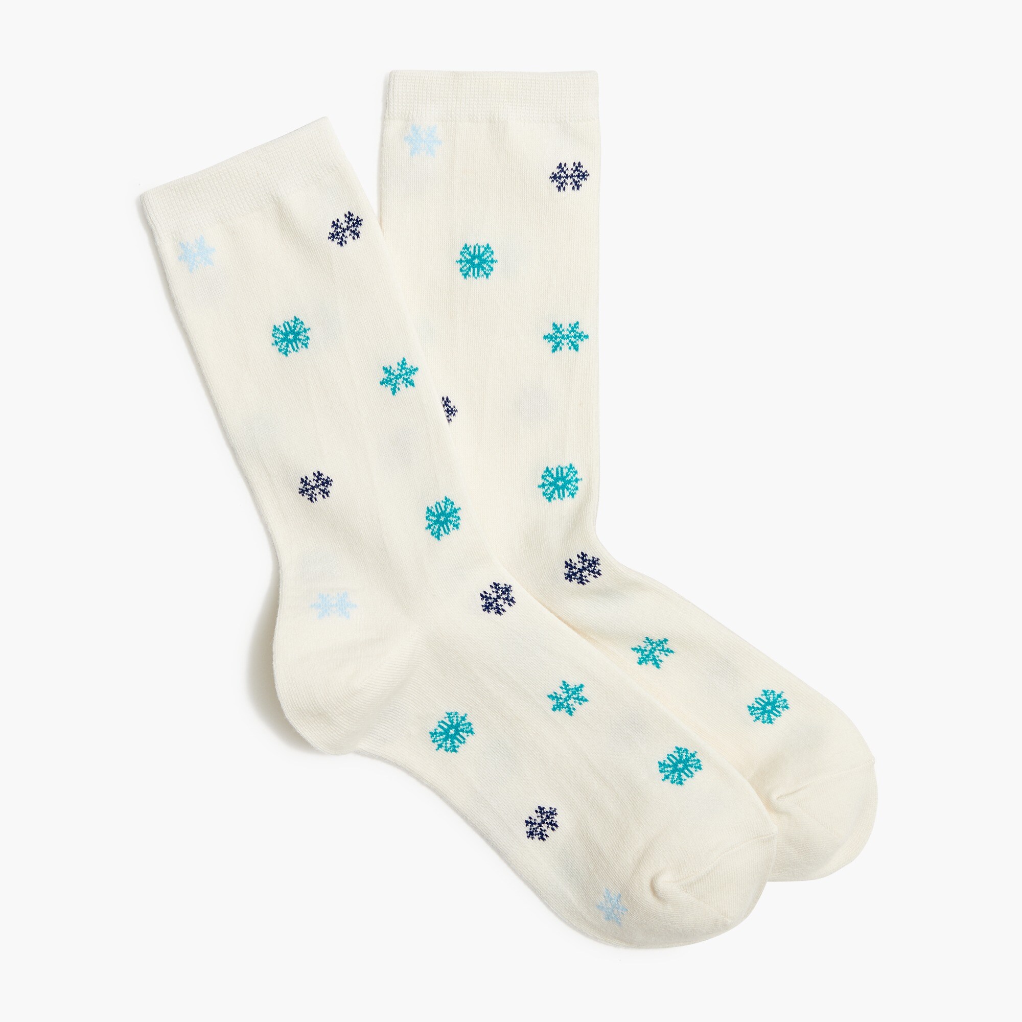 Snowflakes trouser socks