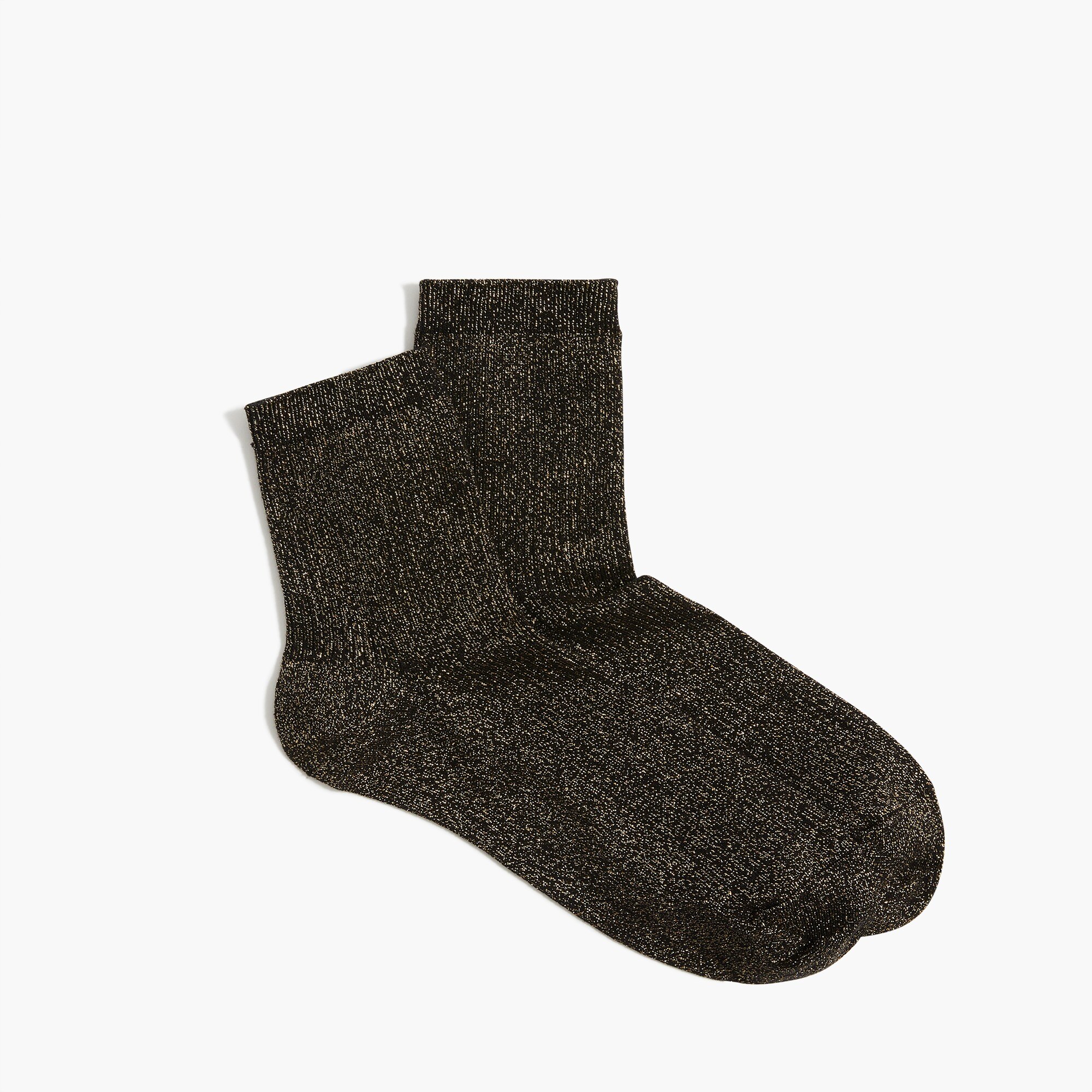 Gold metallic boot socks