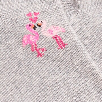 Kissing flamingos socks HTHR GREY LOVE factory: kissing flamingos socks for women