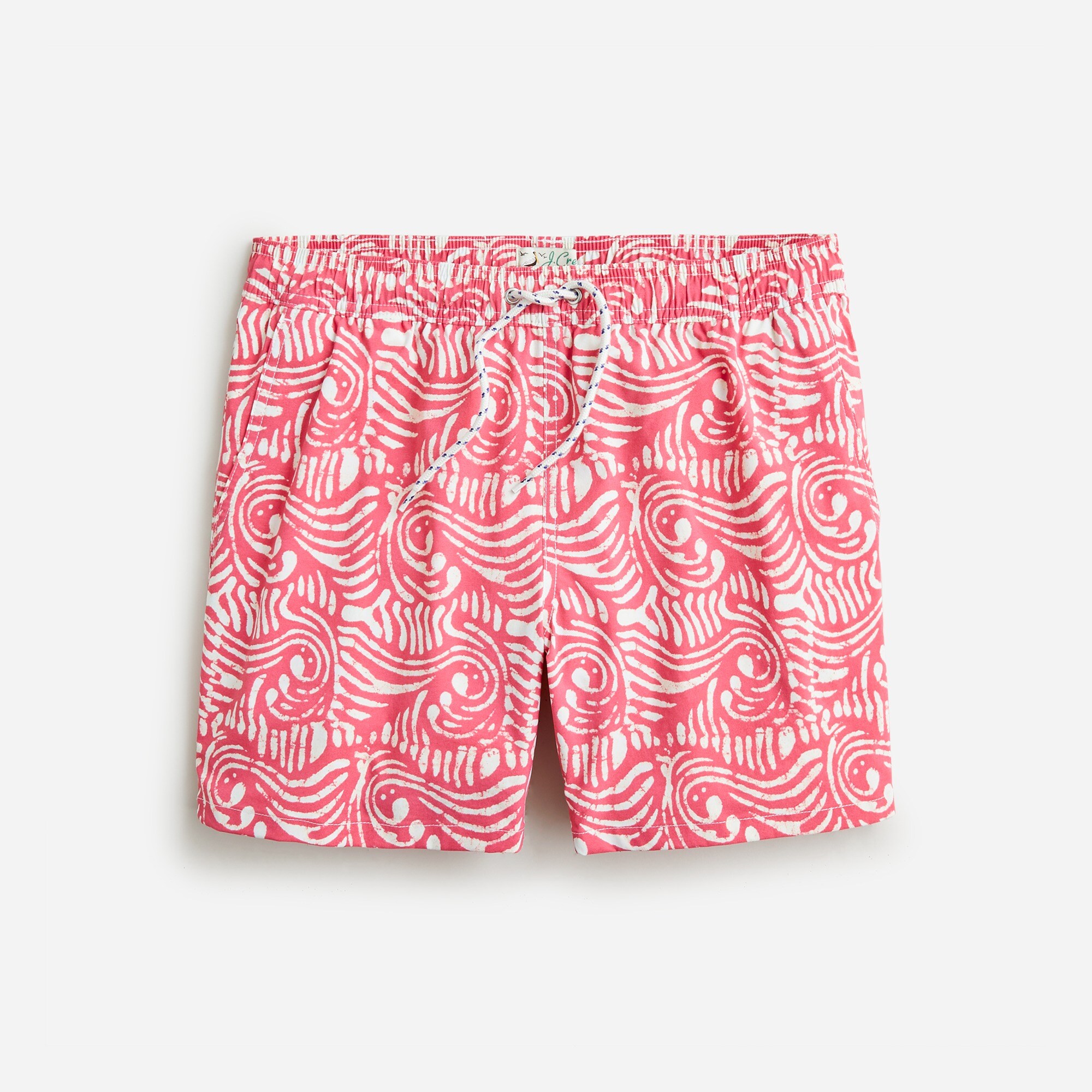 Old Soldier X J.Crew 6" stretch swim trunk in colorblock www