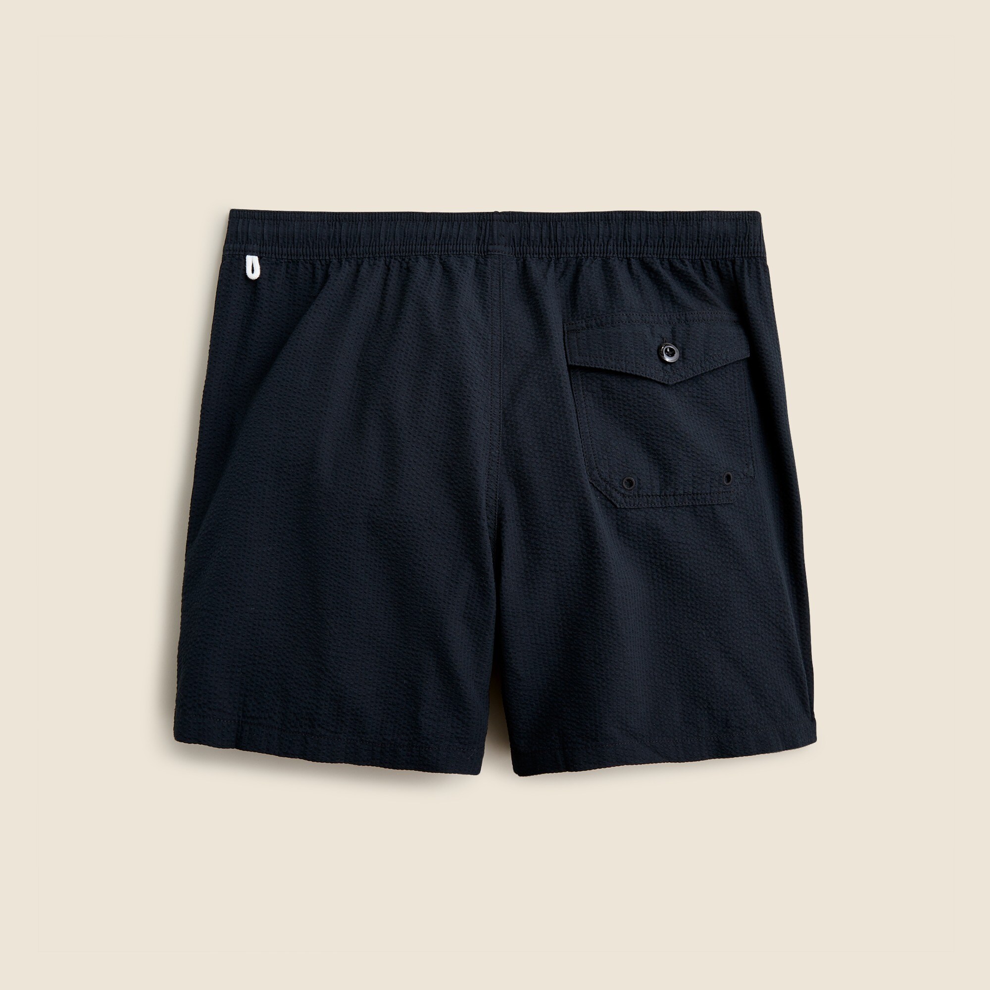 6'' stretch swim trunk in seersucker