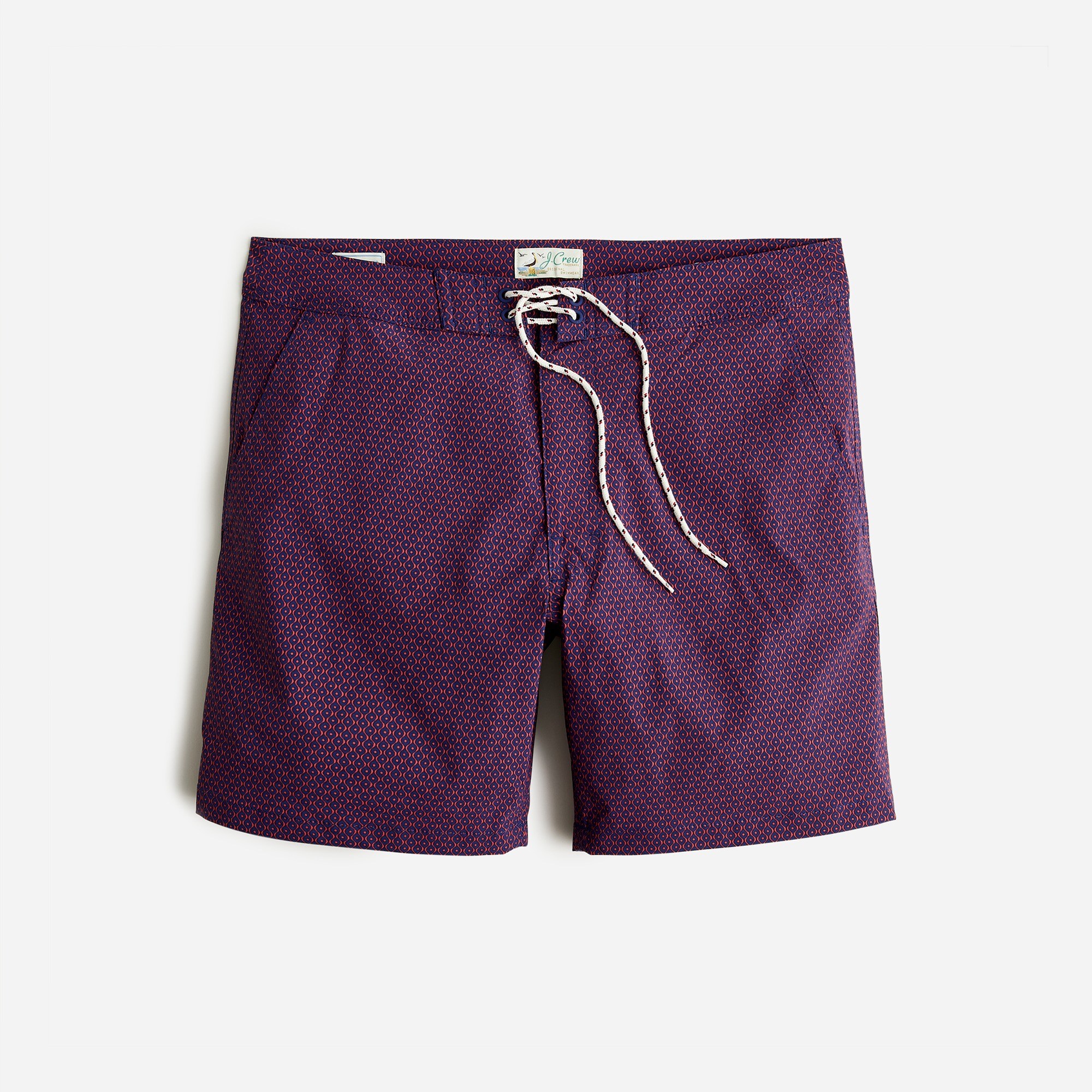 mens 7&apos;&apos; stretch breaker board short in print with ECONYL&reg; nylon