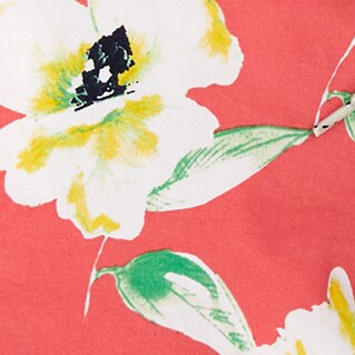 PANSY FLOWER CORAL YELL