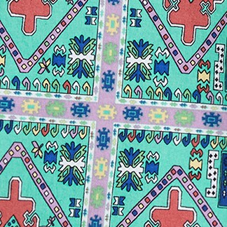 AZTEC GEO GREEN MULTI