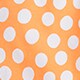 6&quot; stretch swim trunk in print with ECONYL&reg; nylon LARGE POLKA DOT ORANGE 