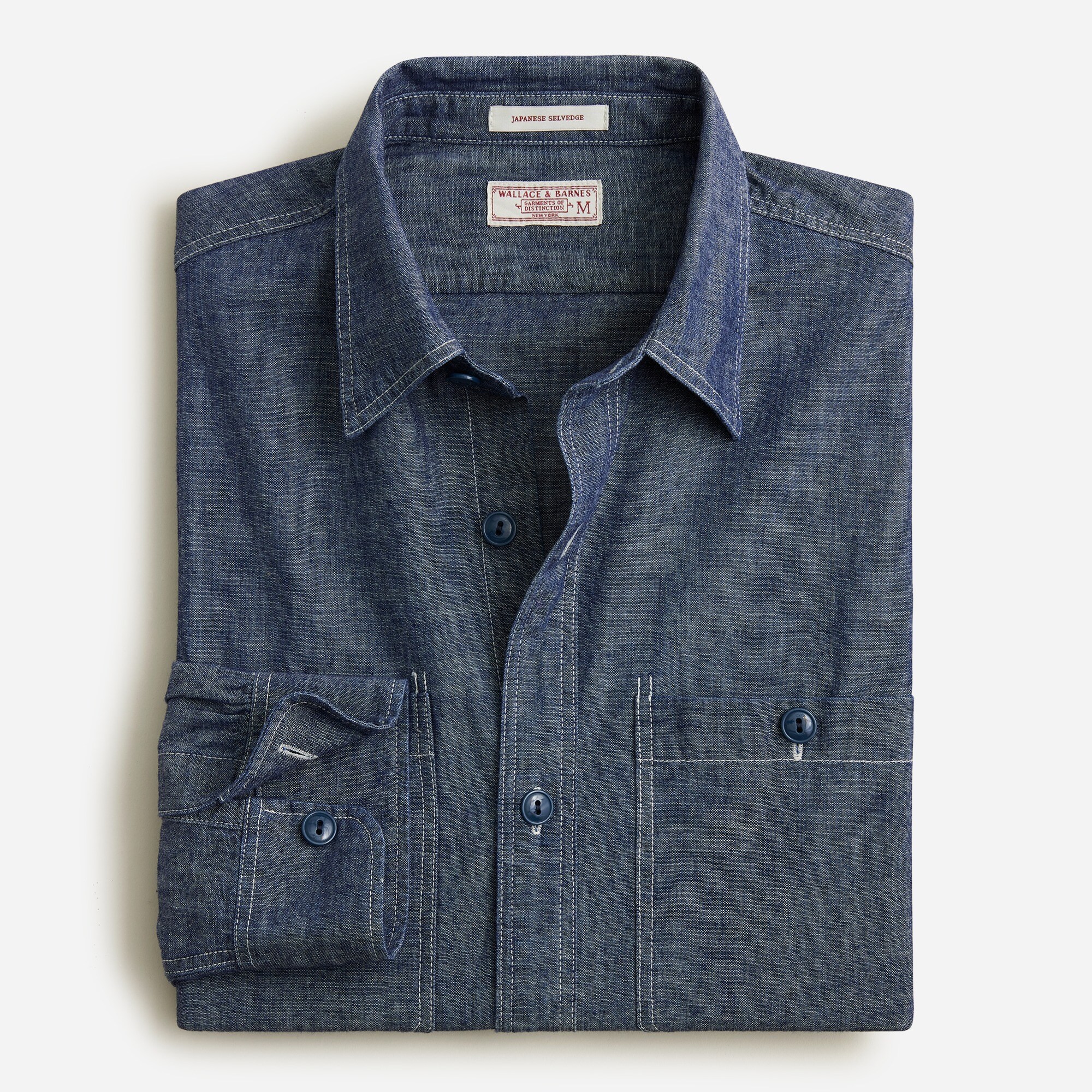 J.Crew: Wallace & Barnes Naval Workshirt In Japanese