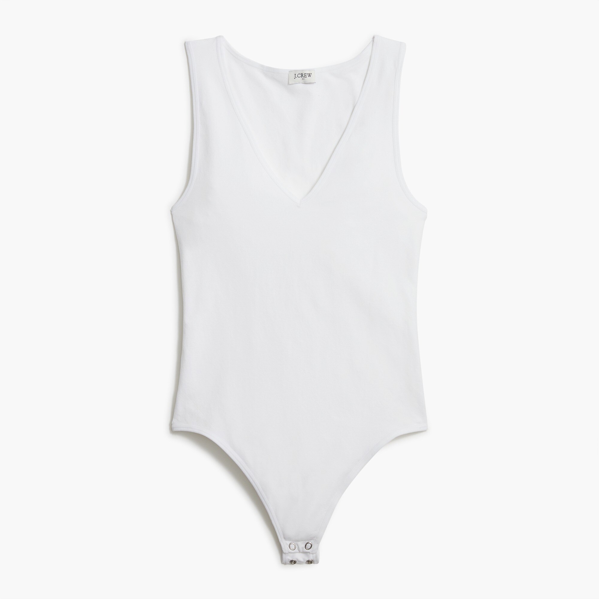 sleeveless layering v-neck bodysuit for women