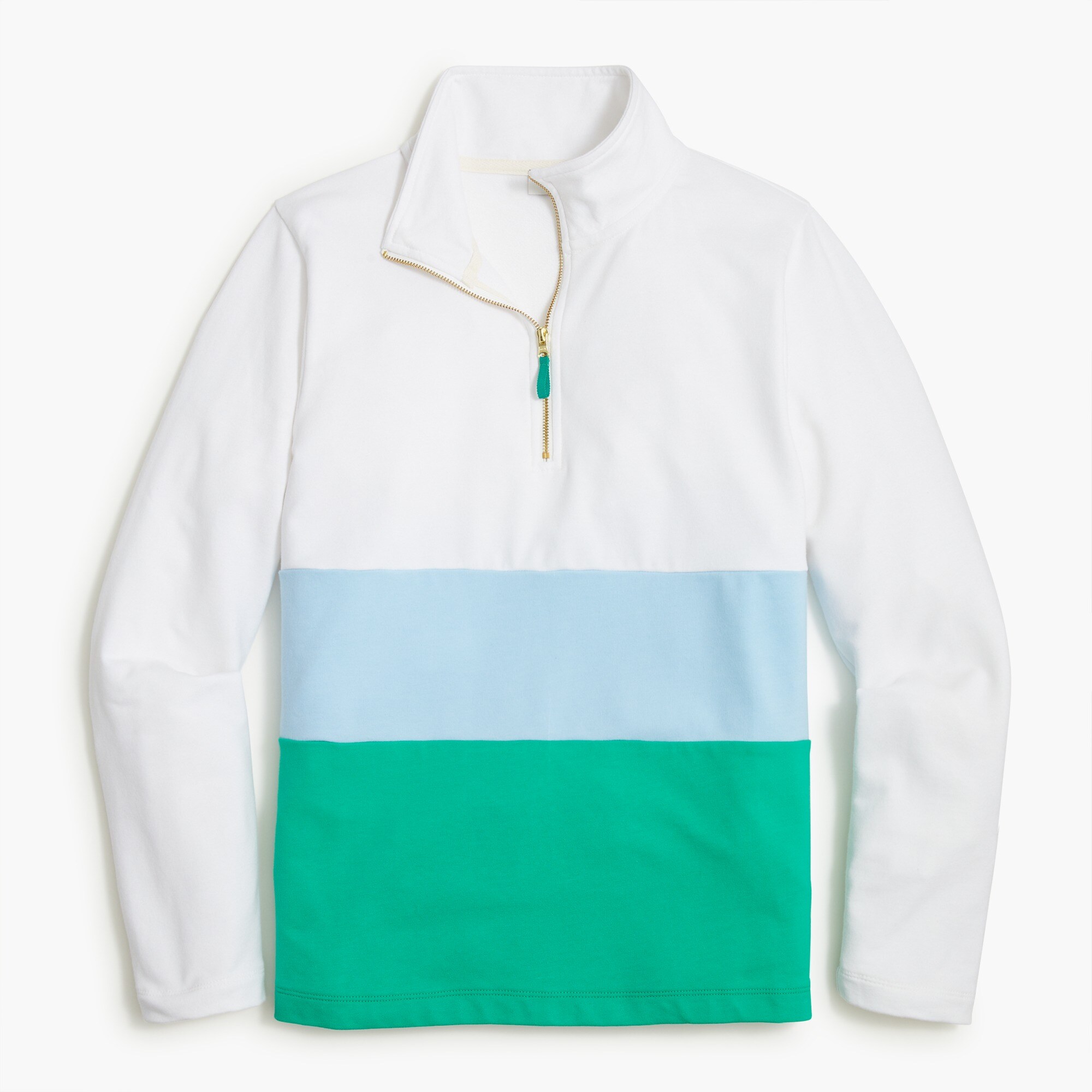 Factory: Colorblock Half-zip Pullover For Women