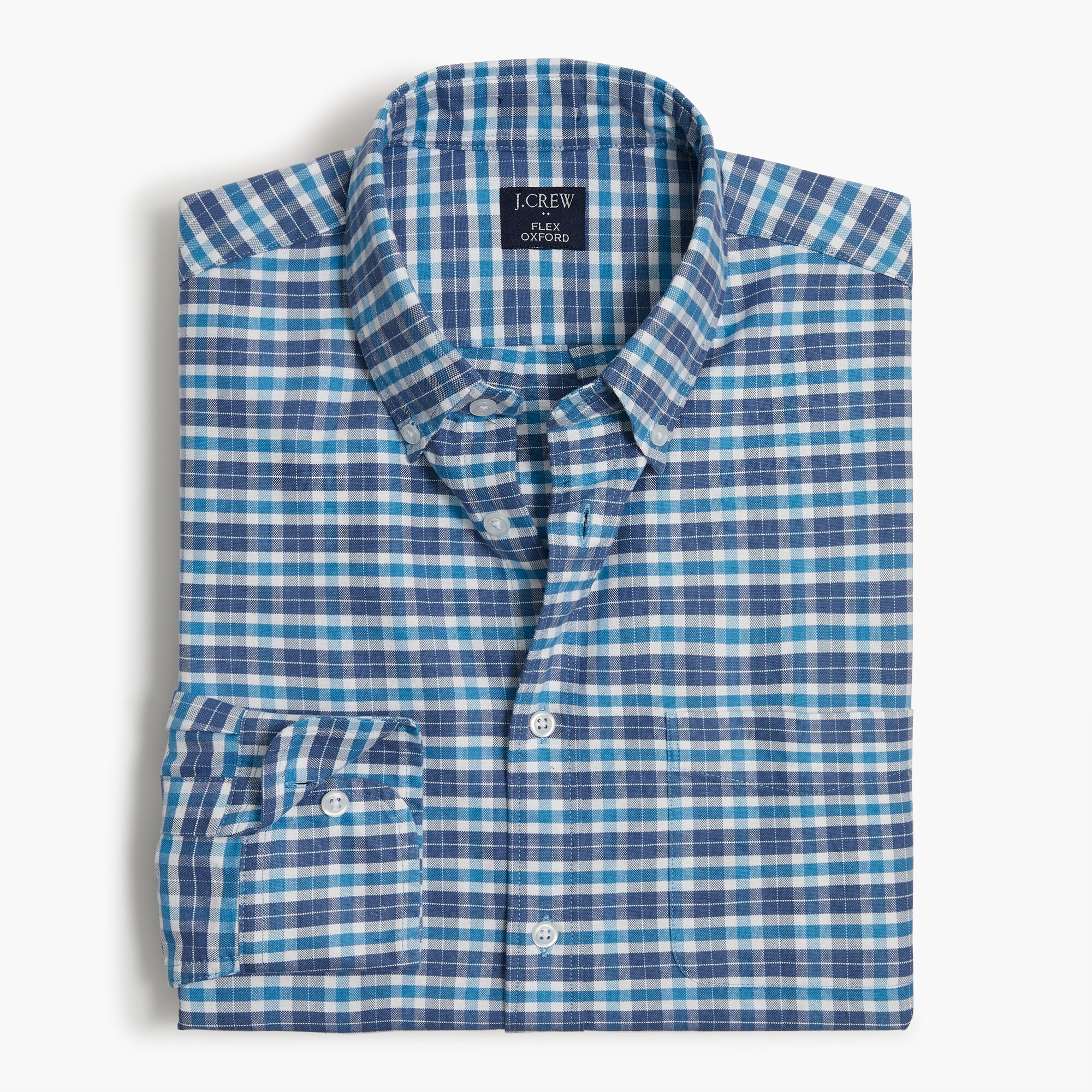 Slim flex oxford shirt