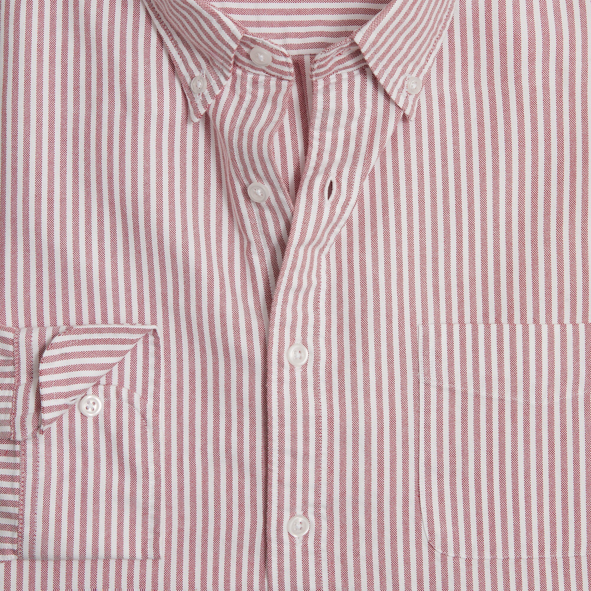 Striped flex oxford shirt