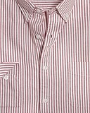 Striped flex oxford shirt