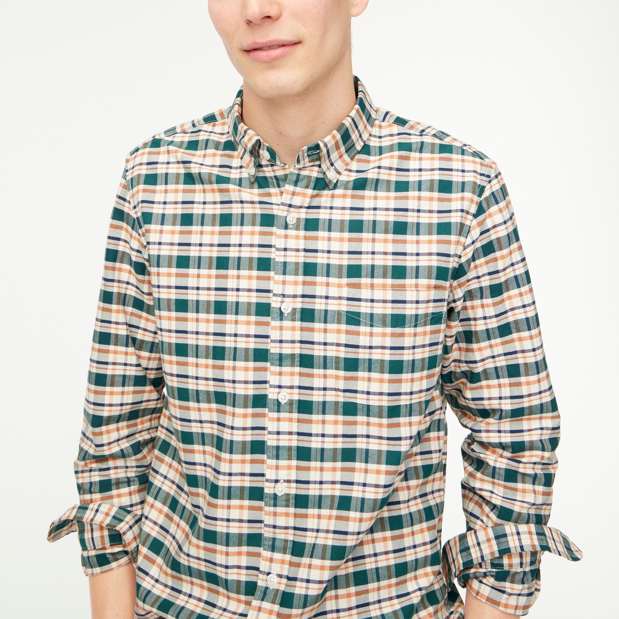 Slim flex oxford shirt