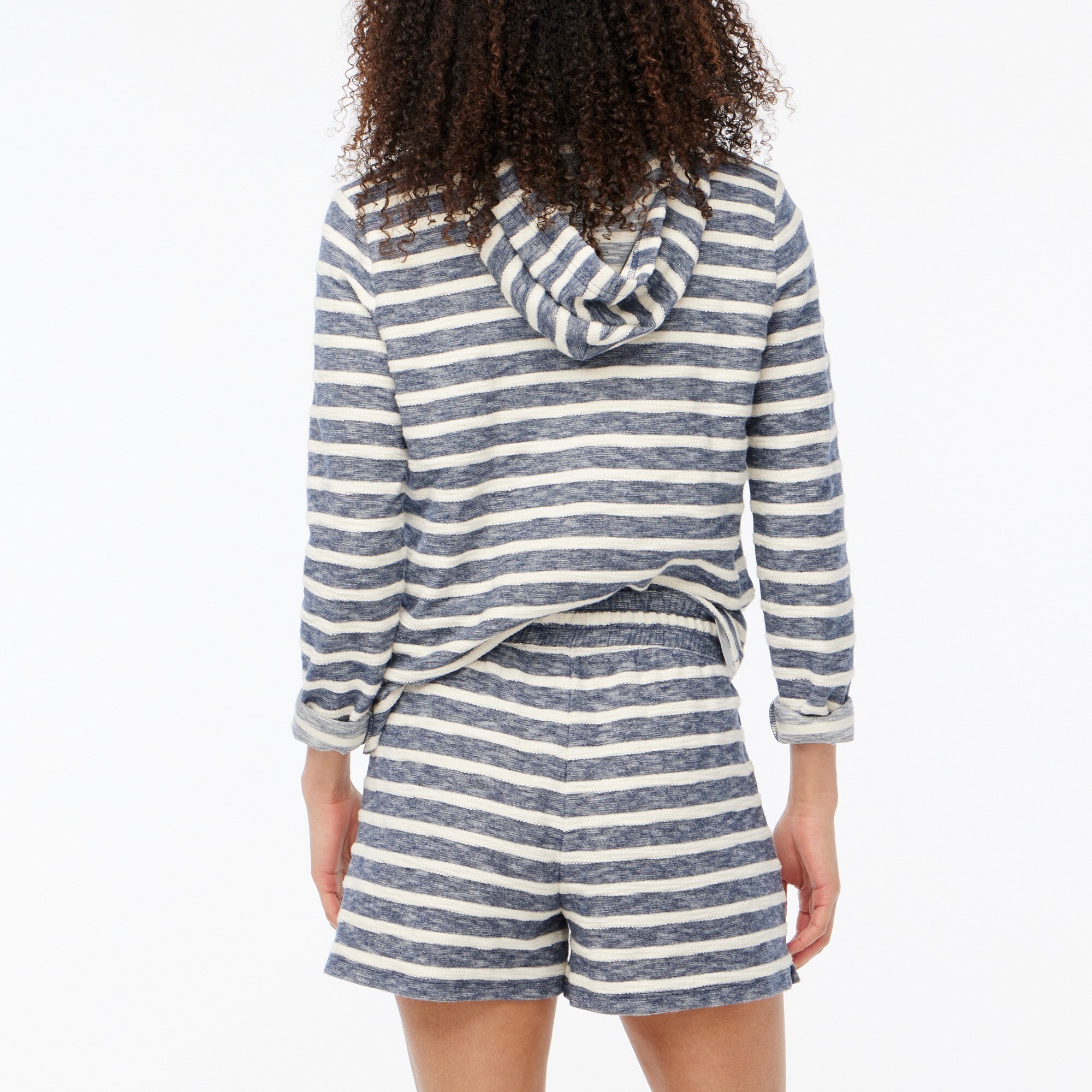 Striped sweatshort